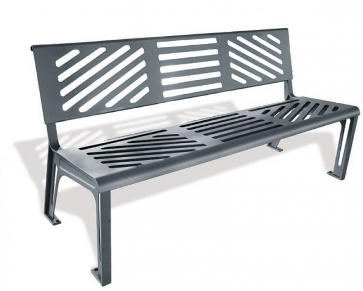 Banc tout acier Polka